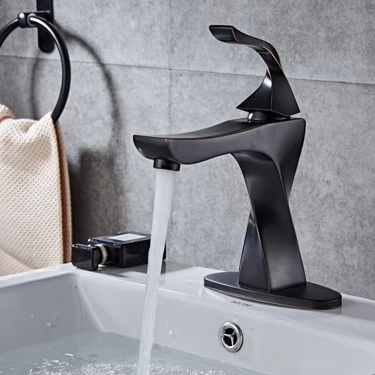 Bathroom Countertop Mounted Twist Design Faucet-7249