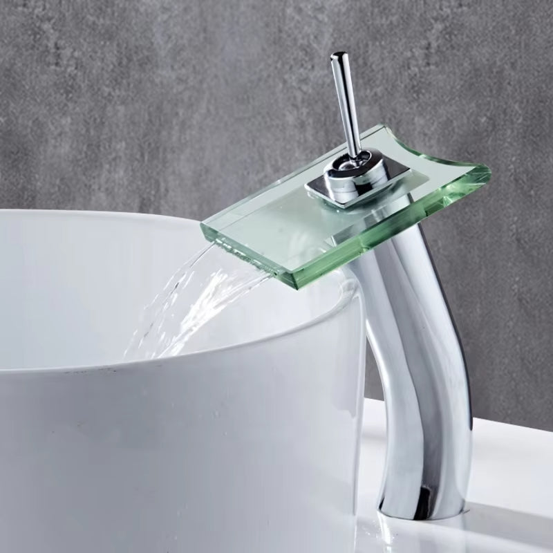 Bathroom Vanity Glass Waterfall Faucet-7268