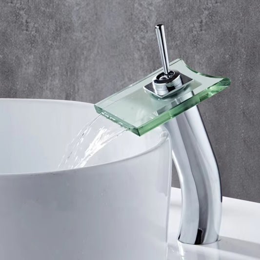 Bathroom Vanity Glass Waterfall Faucet-7268