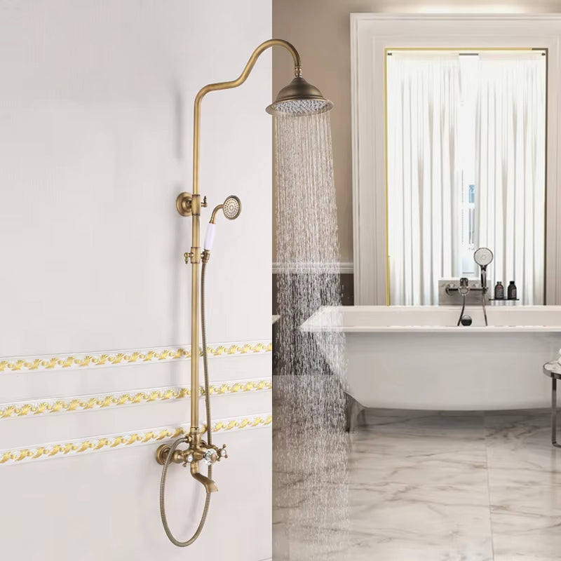 Luxury Single Handle Bronze Bathroom Thermostatic Shower-6208