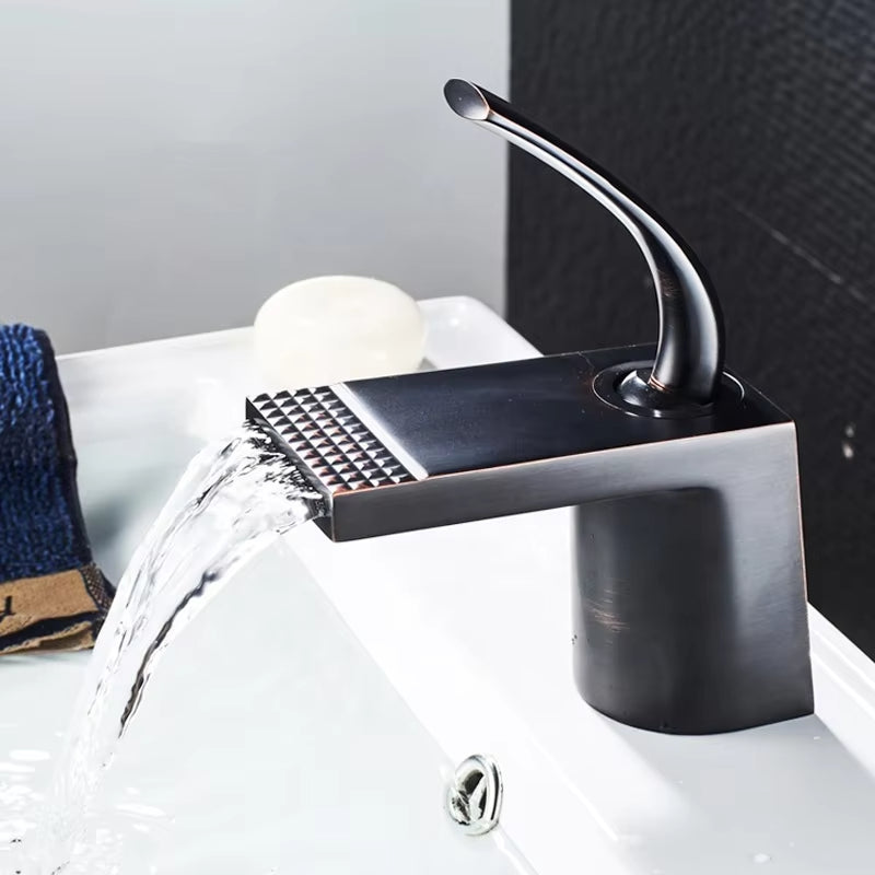 Contemporary Style Bathroom Basin Waterfall Faucet-7181