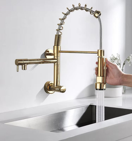 Wall Mounted Luxury Kitchen Faucet-8541