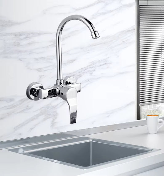 Wall Mounted 360 Degree Rotating Sink Single Handle Faucet-8326