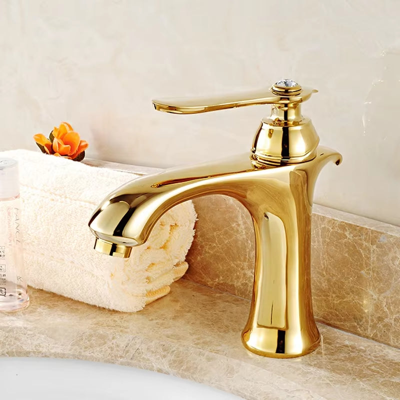Modern Single Handle Single Hole Bathroom Basin Mixer Tap-Z8228