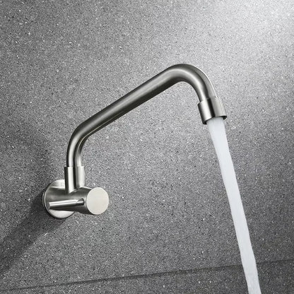 Kitchen And Bathroom Wall Mounted Space Saving Faucets-5943