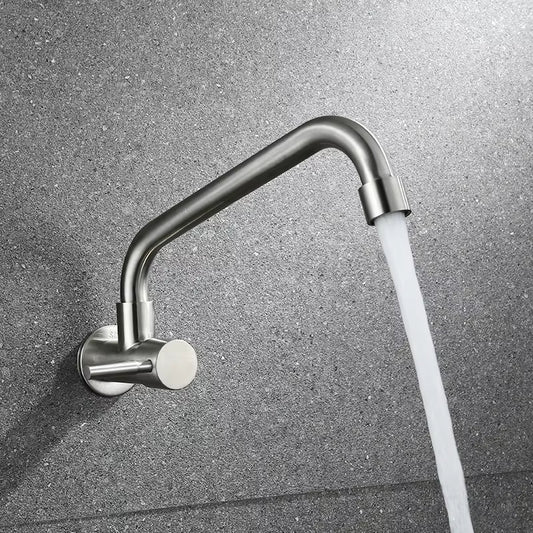 Kitchen And Bathroom Wall Mounted Space Saving Faucets-5943