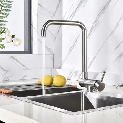 Household Vegetable Sink Bathroom Ceramic Basin Hot And Cold Stainless Steel Seven-Shaped Faucet-5301