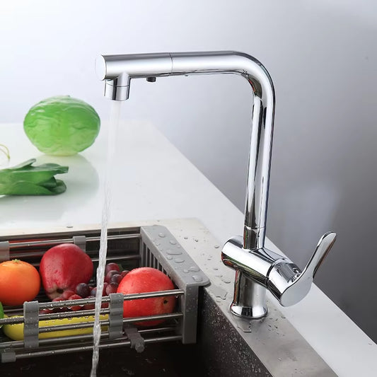 Pull-Out Multi-Function Kitchen Countertop Mounted Faucet-8339