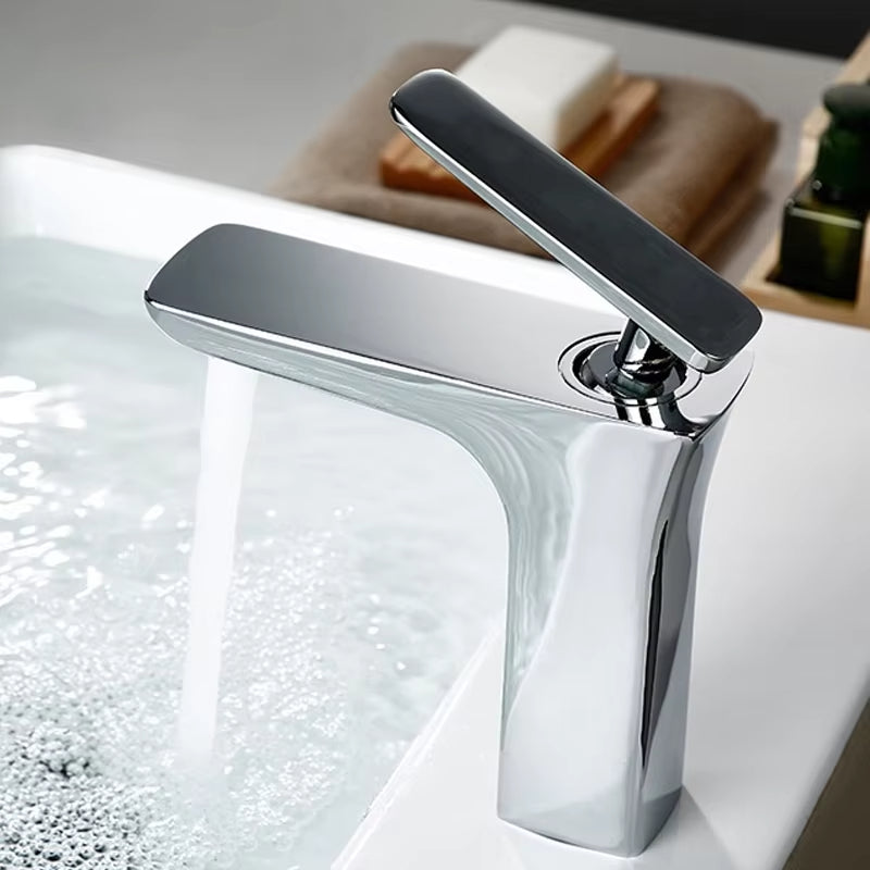 Premium And Elegant Countertop Mounted Hot And Cold Bathroom Faucets-7036