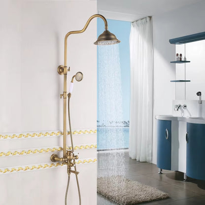 Wall Mounted Antique Color Shower Room Luxury Shower-6205