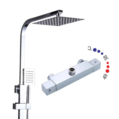 Bathroom Thermostatic Shower With Handheld Shower Set-6909