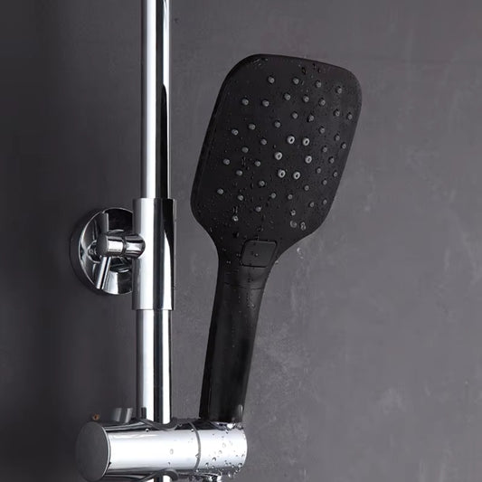 Black Supercharged Home Handheld Shower Head Accessories-5504