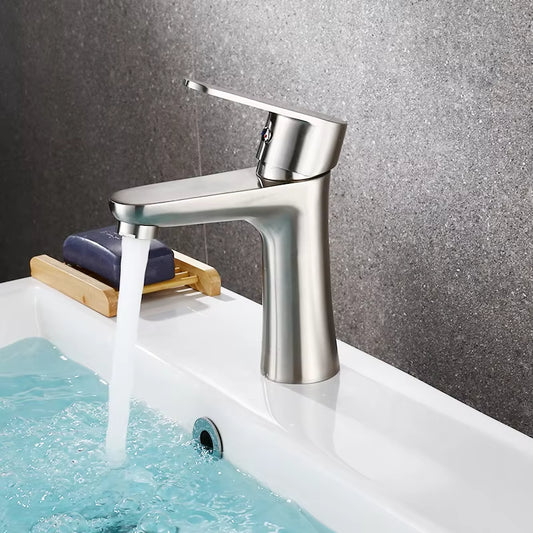 Simple Bathroom 304 Stainless Steel Wash Faucet-5012