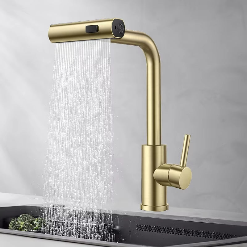 Modern Design Kitchen Sink Stainless Steel Pull Out Faucet-7305BG