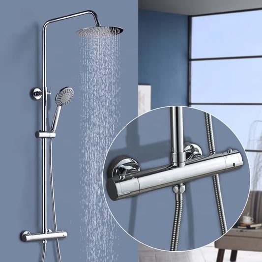 Wall Mounted Bathroom Shower Set With Handheld Showerhead-6956ABS