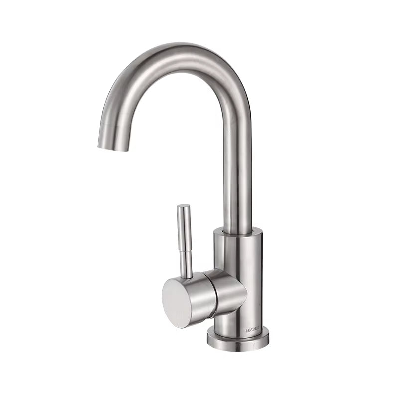 Kitchen Bathroom Outdoor Hand Wash Face Wash Stainless Steel Vegetable Washing Faucet-5217