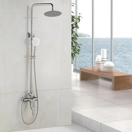 304 Stainless Steel Round Shower Head Set-6246