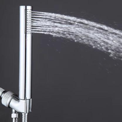 Cylindrical Handheld Bathroom Shower Universal Spray Head-5537