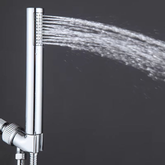 Cylindrical Handheld Bathroom Shower Universal Spray Head-5537