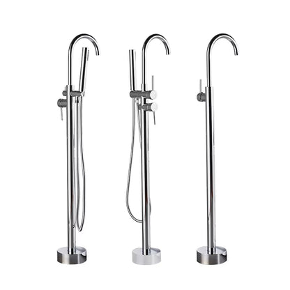 Floor Standing Bathroom Bathtub Faucet With Handheld Shower-6708