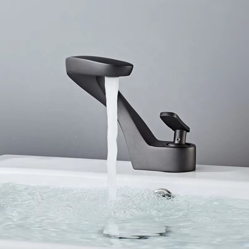 Modern Bathroom Single Handle Single Hole Mixer Tap-7213B