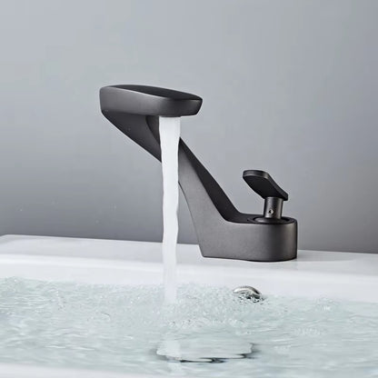Modern Bathroom Single Handle Single Hole Mixer Tap-7213B