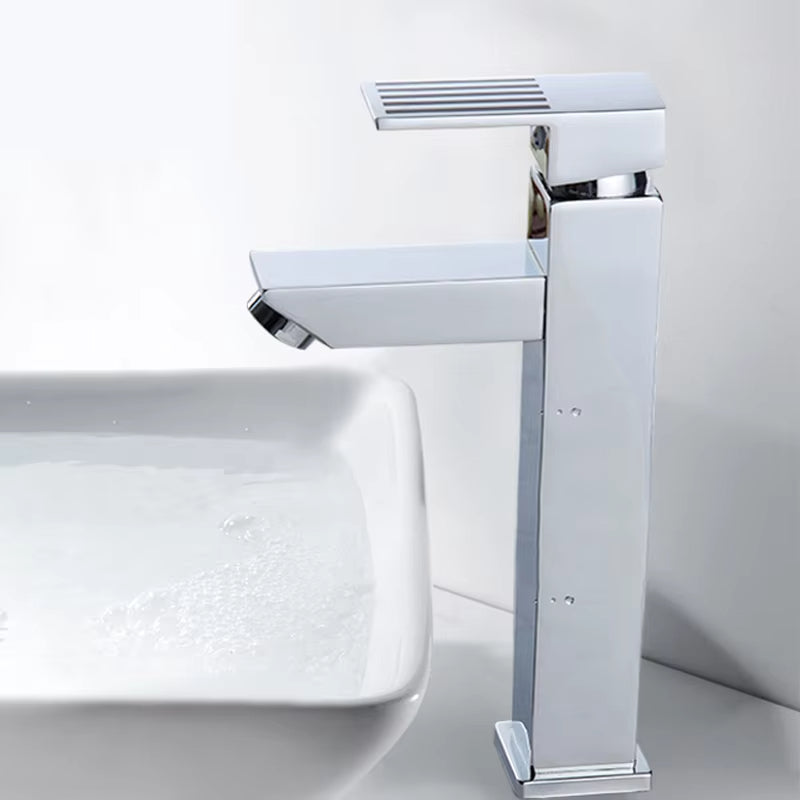 Bathroom Basin Single Handle Square Faucet-7028
