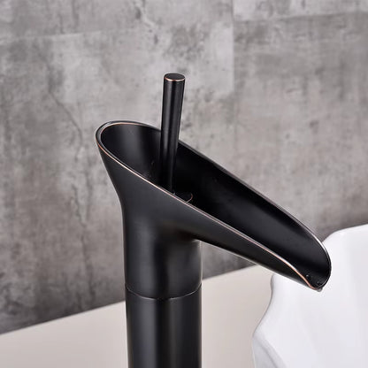 Bathroom Basin Unique Design Waterfall Hot And Cold Water Faucet-7069
