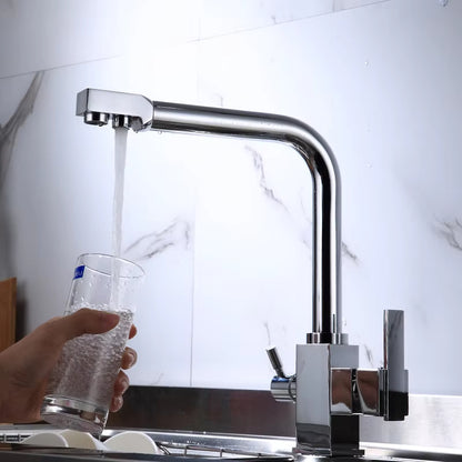 Kitchen Sink Countertop Mounted Square Pure Water Faucet-8908