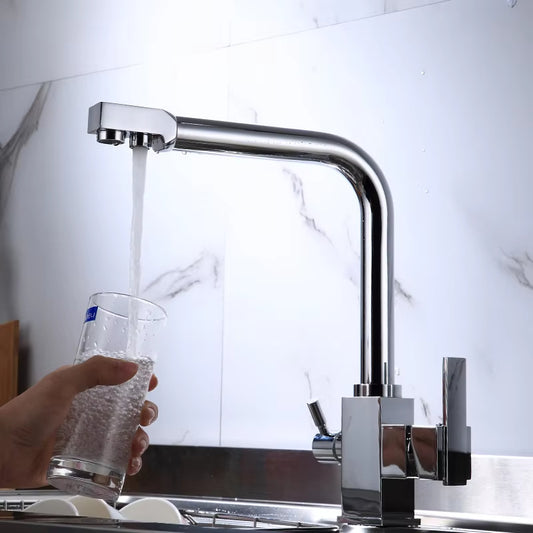 Kitchen Sink Countertop Mounted Square Pure Water Faucet-8908