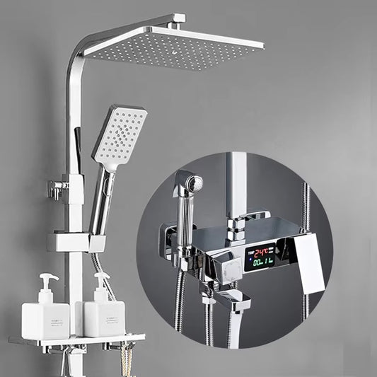 Constant Temperature Copper Body Bathroom Booster Shower Set-6031C