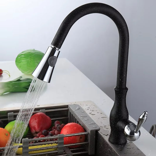 360 Degree Pull Down Kitchen Countertop Faucet-8356