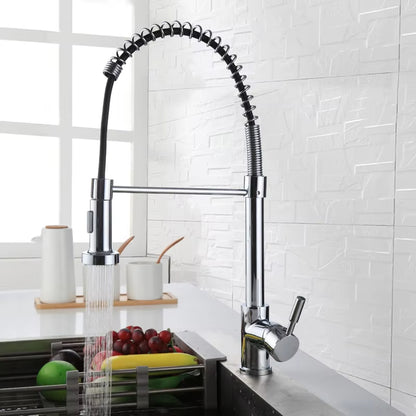 Single Lever Pull-Out Kitchen Countertop Faucet-8380