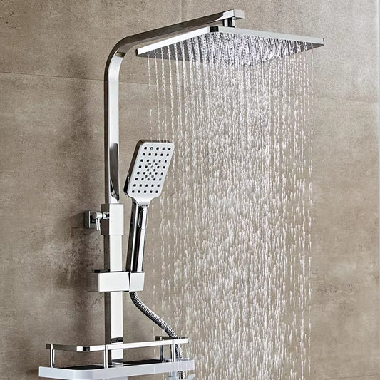 Bathroom Shower Square Shower With Built-In Spray Gun-6238
