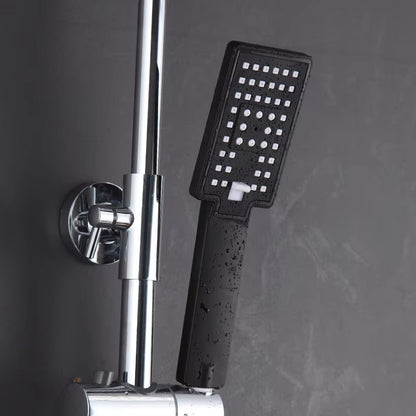 Handheld Black Luxury Booster Shower Head-5505