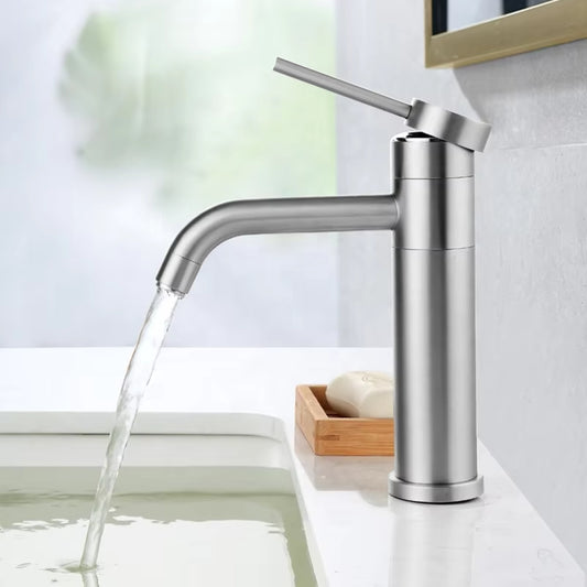 Bathroom Vanity Luxury Simple Hot And Cold Stainless Steel Faucet-5895