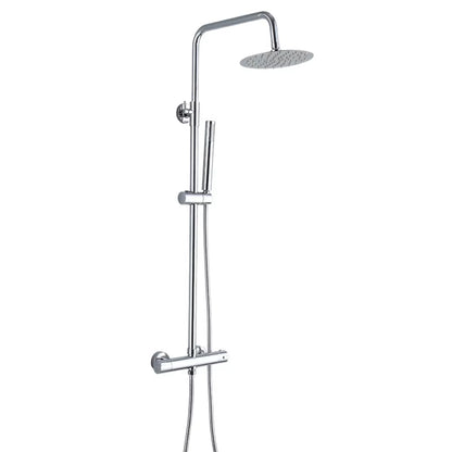 Wall Mounted Bathroom Thermostatic Shower Set With Handheld Showerhead-6956