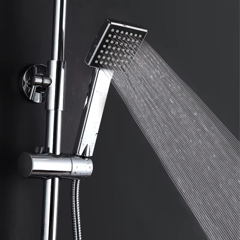 Bathroom Hot And Cold Water Simple Square Shower-5511