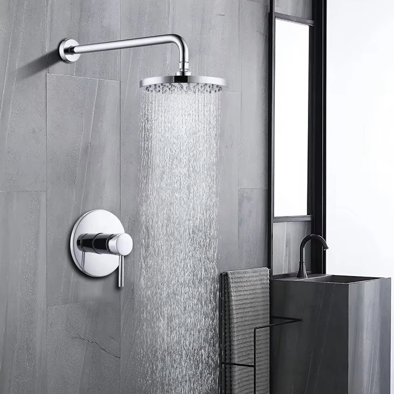 Wall Mounted Shower Set Luxury Rain Shower Wall Mounted Shower Faucet-6556