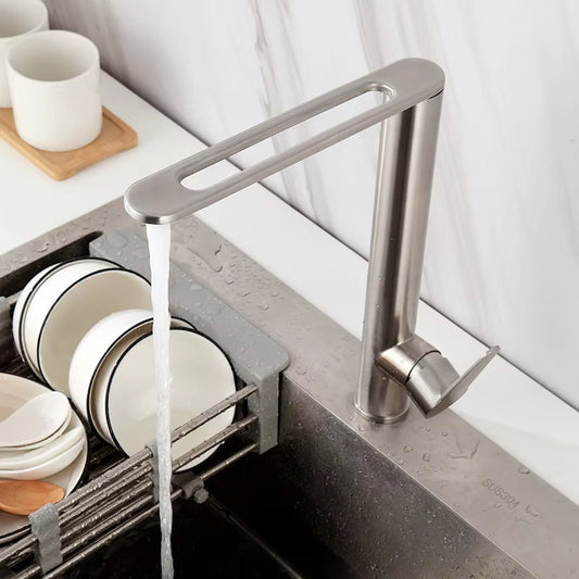Fashion Kitchen 304 Stainless Steel Universal Faucet-5510（2)