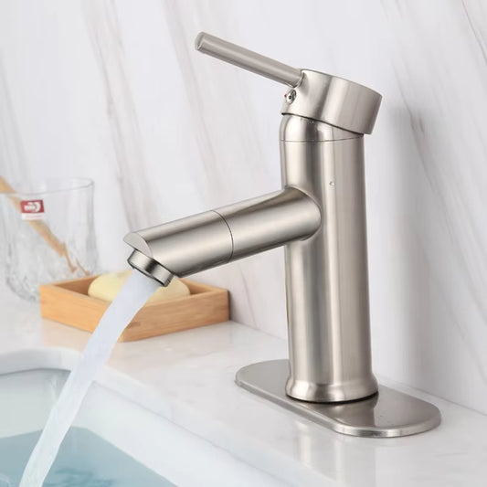 Bathroom Countertop Brushed Faucet-7285