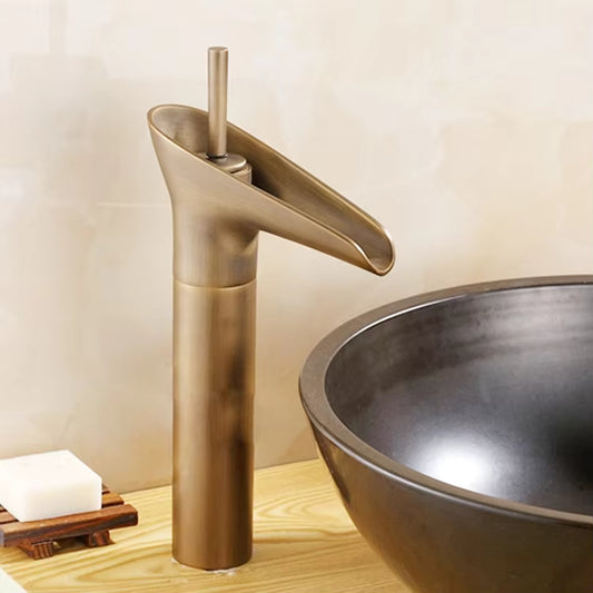 Antique Brass Single Handle Basin Faucet-Z-8307