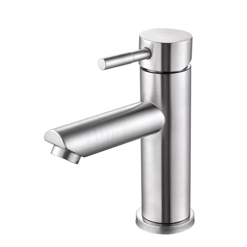 Hot And Cold Ceramic Wash Basin, Vegetable Sink, Universal 304 Stainless Steel Faucet-5304