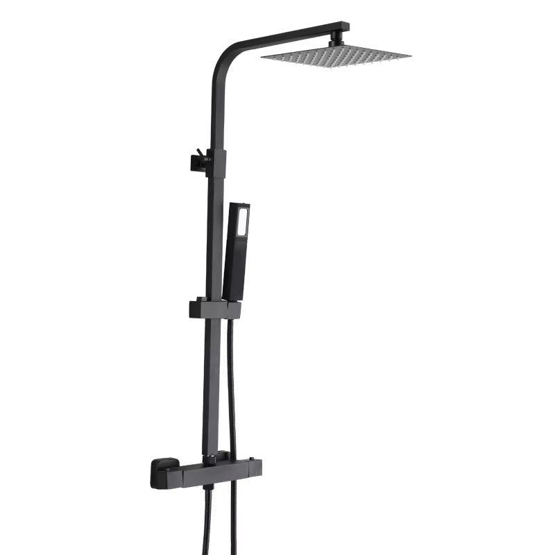 Bathroom Thermostatic Shower Set With Handheld Showerhead-6952