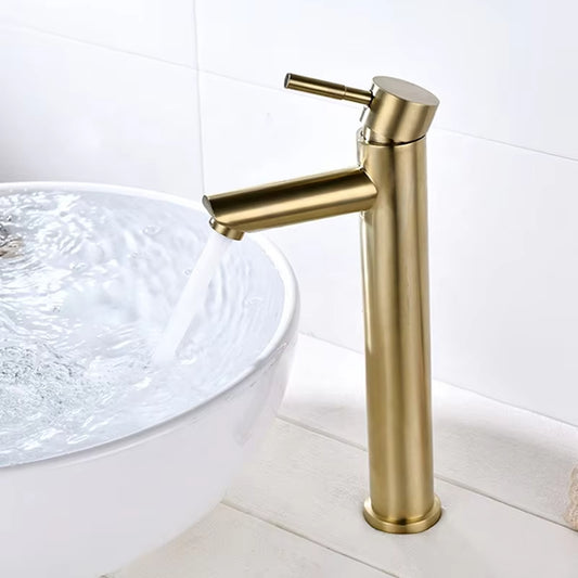 Modern Minimalist Bathroom Wash Hand Wash Golden Faucet-5011