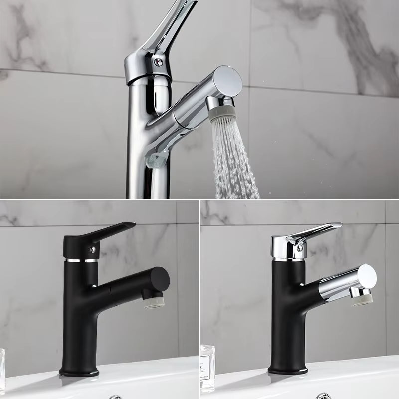 Pull-Out Bathroom Basin Sink Faucet-7507