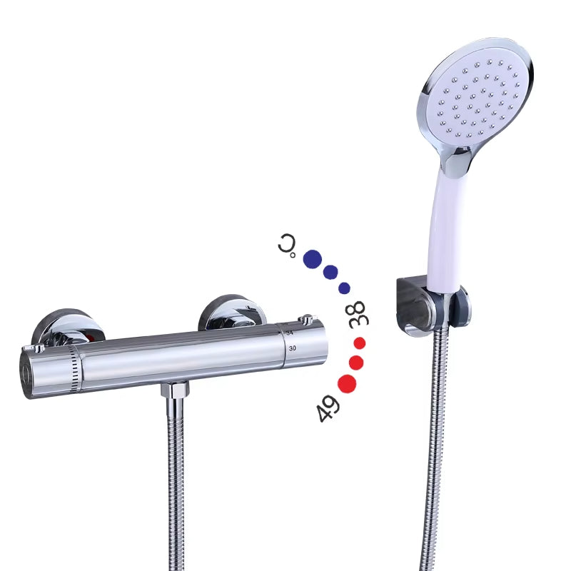 Wall Mounted Bathtub Thermostatic Shower Faucet Bathroom Shower-6910