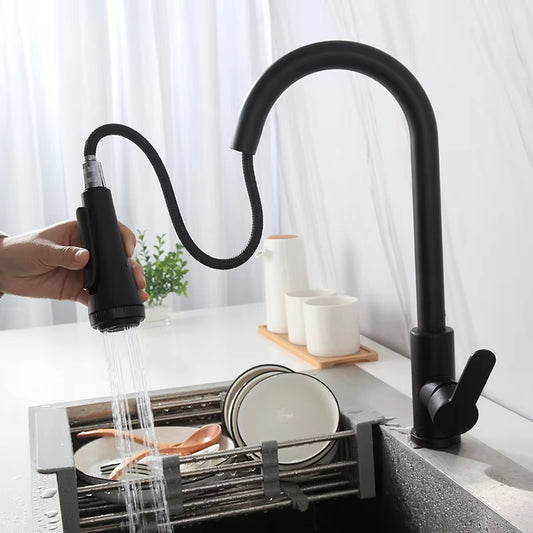 Kitchen Sink Pull-Out 360 Degree Swivel Faucet-7511
