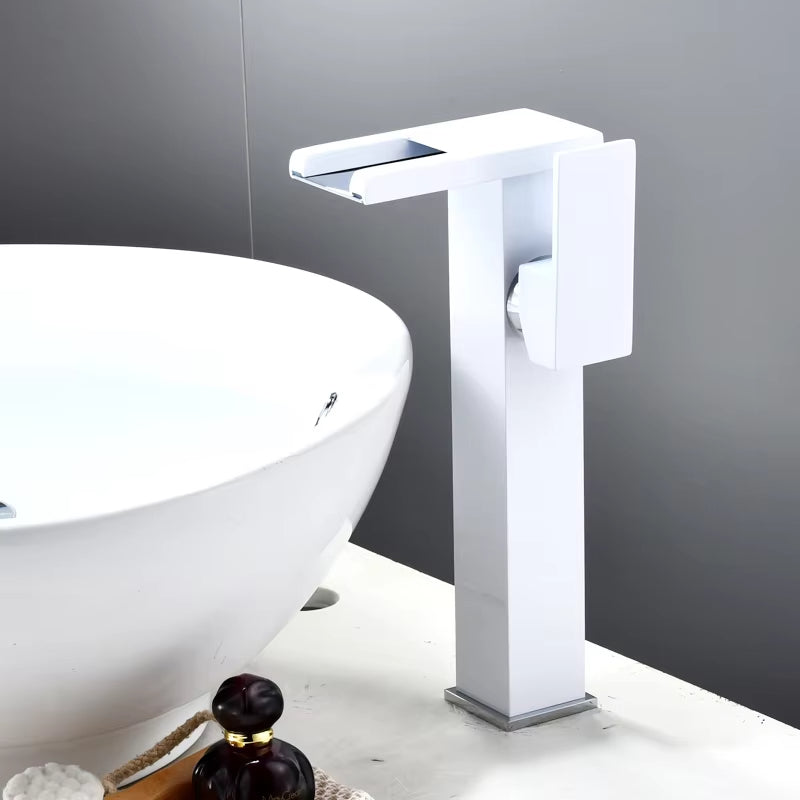 Countertop Mount Bathroom Waterfall Faucets-7116