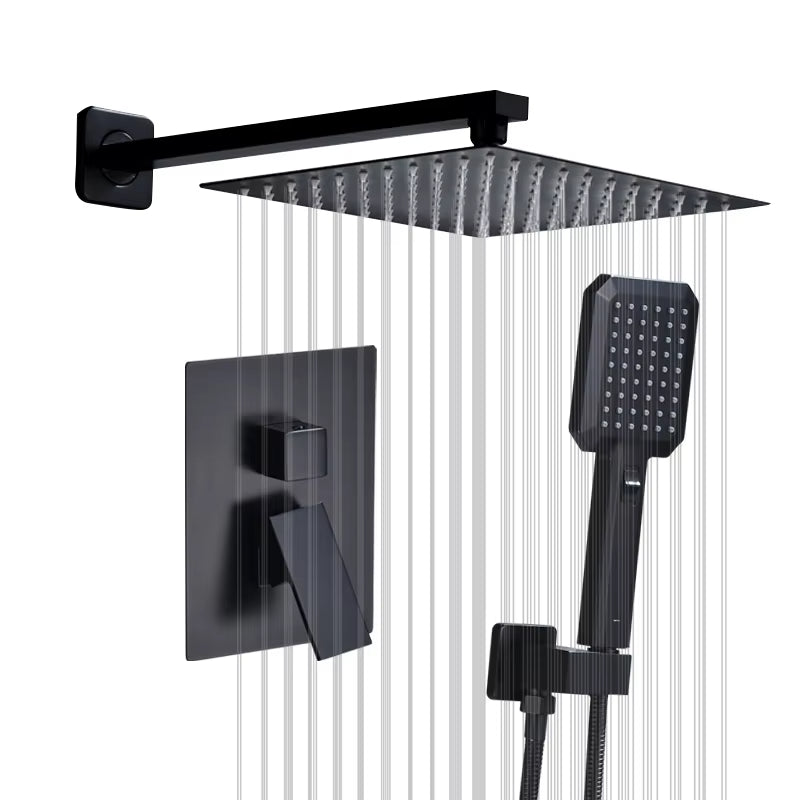 Shower Head, Bathroom Shower Head, Concealed Wall-Mounted Shower Head-6502